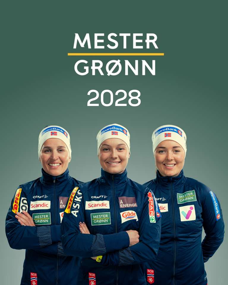 Mester Grønn forlenger samarbeidet med kvinne- og paralandslaget i Skiforbundet langrenn til 2028. 
